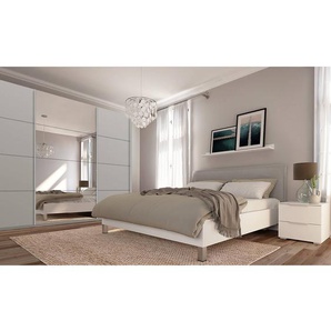 Schwebetürenschrank pure reflect 270 x 222cm Grau/Seidengrau 3 Türen