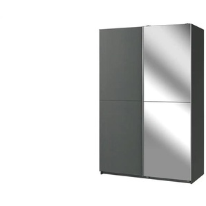 Schwebetürenschrank  Quilty ¦ grau ¦ Maße (cm): B: 135 H: 198 T: 65.0