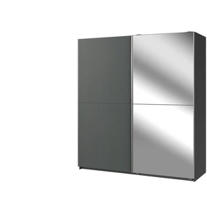 Schwebetürenschrank  Quilty ¦ grau ¦ Maße (cm): B: 179 H: 198 T: 65.0