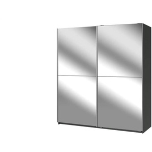 Schwebetürenschrank  Quilty ¦ grau ¦ Maße (cm): B: 179 H: 198 T: 65.0