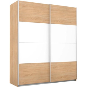 Schwebetürenschrank RAUCH Quadra Schränke Gr. B/H/T: 181 cm x 210 cm x 62 cm, 2 St., weiß (struktureichefarben hell, weiß) Schranksysteme und Schrankserien mit Möglichkeit zur individuellen Frontgestaltung
