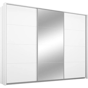 Schwebetürenschrank RAUCH Toma Schränke Gr. B/H/T: 278 cm x 214 cm x 64 cm, Passepartout ohne Beleuchtung, weiß Schranksysteme und Schrankserien mit umfangreicher Innenausstattung Passepartout
