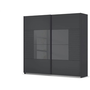 Schwebetürenschrank  Rowton ¦ schwarz ¦ Maße (cm): B: 226 H: 210 T: 62.0