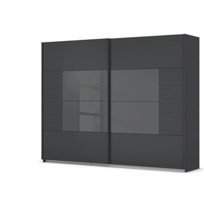 Schwebetürenschrank  Rowton ¦ schwarz ¦ Maße (cm): B: 271 H: 210 T: 62.0