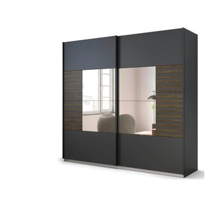 Schwebetürenschrank   ¦ schwarz ¦ Maße (cm): B: 226 H: 210