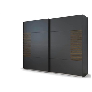 Schwebetürenschrank   ¦ schwarz ¦ Maße (cm): B: 271 H: 210