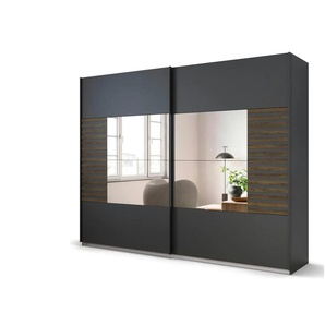 Schwebetürenschrank   ¦ schwarz ¦ Maße (cm): B: 271 H: 210