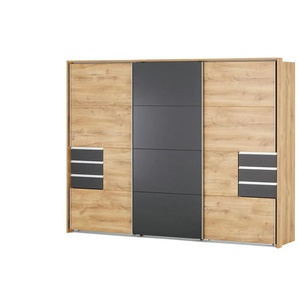 Schwebetürenschrank  Shawbury ¦ holzfarben ¦ Maße (cm): B: 273 H: 213 T: 64.0