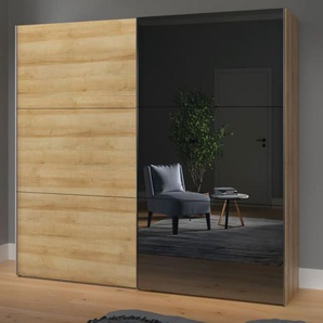 Schwebetürenschrank Slideline, Eiche, 252 x 220 cm