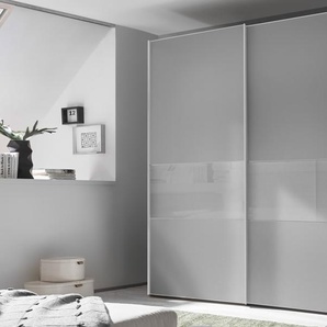 Schwebetürenschrank Studioline, hellgrau, 200 x 222 cm