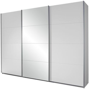 Schwebetürenschrank - weiß - Materialmix - 271 cm - 211 cm - 62 cm | Möbel Kraft