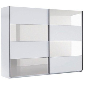 Schwebetürenschrank WIMEX Easy Schränke Gr. B/H/T: 135 cm x 210 cm x 65 cm, 2 St., weiß (weiß, spiegel) Schranksysteme und Schrankserien mit Teilspiegel