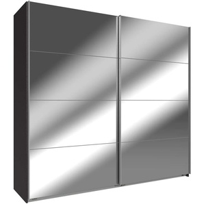 Schwebetürenschrank WIMEX Easy Schränke Gr. B/H/T: 270 cm x 210 cm x 65 cm, 2 St., grau (graphit, spiegel) Schranksysteme und Schrankserien mit Vollspiegel