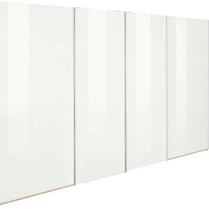 Schwebetürenschrank WIMEX Level by fresh to go Schränke Gr. B/H: 300 cm x 216 cm, 4 St., braun (plankeneichefarben, weißglas) Schranksysteme und Schrankserien