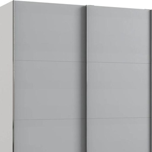Schwebetürenschrank WIMEX Level by fresh to go Schränke Gr. B/H/T: 200 cm x 236 cm x 65 cm, 2 St., weiß (weiß, light grey) Schranksysteme und Schrankserien