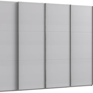 Schwebetürenschrank WIMEX Level by fresh to go Schränke Gr. B/H/T: 300 cm x 216 cm x 65 cm, 4 St., weiß (weiß, light grey) Schranksysteme und Schrankserien mit Synchronöffnung