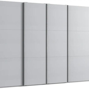 Schwebetürenschrank WIMEX Level by fresh to go Schränke Gr. B/H/T: 350 cm x 236 cm x 65 cm, 4 St., weiß (weiß, light grey) Schranksysteme und Schrankserien