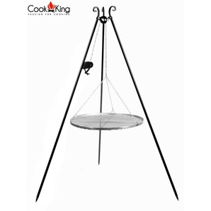 Schwenkgrill 180 cm Grillrost aus Edelstahl 70 cm mit Kurbel