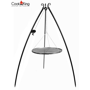 Schwenkgrill 200 cm Grillrost aus Edelstahl 80 cm mit Kurbel