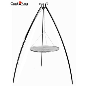 Schwenkgrill 200 cm Grillrost aus Edelstahl 80 cm