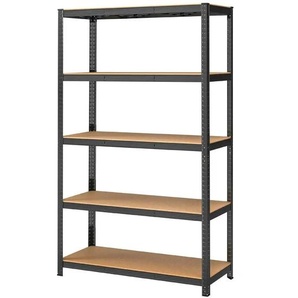 Schwerlastregal  Cozory ¦ schwarz ¦ Maße (cm): B: 120 H: 200