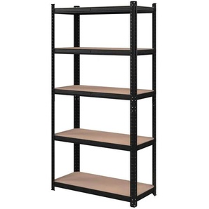 Schwerlastregal  Cozory ¦ schwarz ¦ Maße (cm): B: 90 H: 180