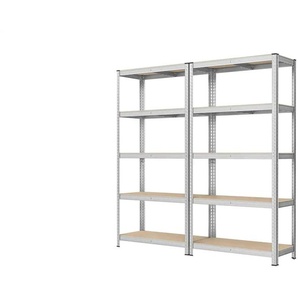 Schwerlastregal  Cozory ¦ silber ¦ Maße (cm): B: 90 H: 180