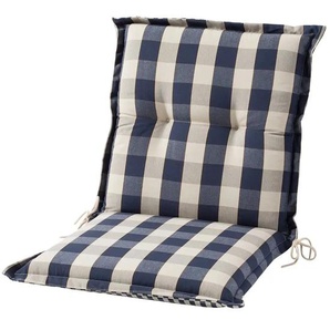 Schwienhorst Auflage Kent - blau - Materialmix - 50 cm - 9 cm | Möbel Kraft
