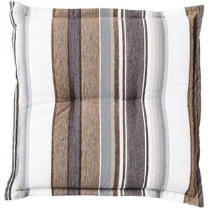 Schwienhorst Auflage Lugano - braun - Materialmix - 50 cm - 9 cm | Möbel Kraft