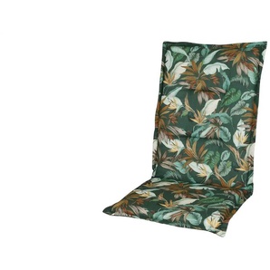 Schwienhorst Hochlehnerauflage Livia - grün - Materialmix - 48 cm - 4 cm | Möbel Kraft