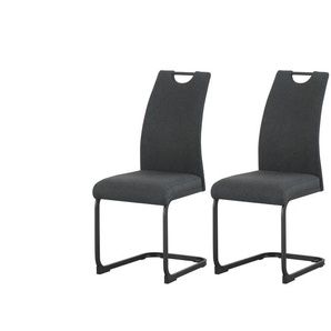 Schwingstuhl 2er-Set ¦ grau ¦ Maße (cm): B: 43 H: 98