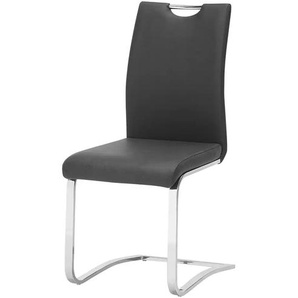 Schwingstuhl - grau - Materialmix - 43 cm - 100 cm - cm 57,0 | Möbel Kraft