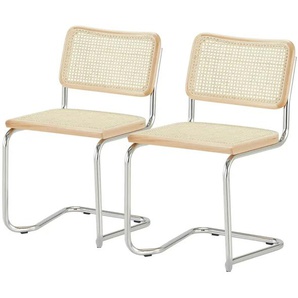 Schwingstuhl - holzfarben - Materialmix - 52 cm - 81 cm - cm 59,0 | Möbel Kraft
