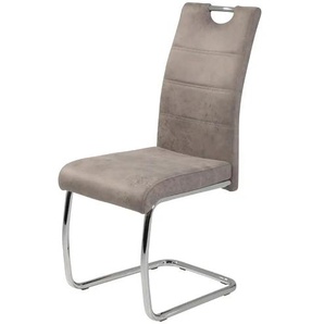 Schwingstuhl - rot - Materialmix - 42 cm - 98 cm - cm 57,0 | Möbel Kraft