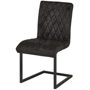 Schwingstuhl - schwarz - Materialmix - 50 cm - 92 cm - cm 63,0 | Möbel Kraft