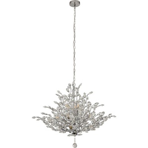 Searchlight Kronleuchter Hängeleuchte Bouquet, 11-flammig, ohne Leuchtmittel, Glamourös