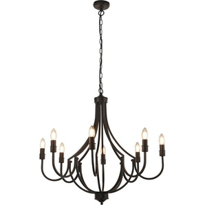 Searchlight Kronleuchter Hängeleuchte Lodge, 8-flammig, ohne Leuchtmittel, Elegante Optik