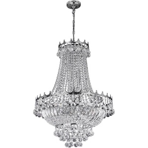 Searchlight Kronleuchter Hängeleuchte Versailles, 9-flammig, ohne Leuchtmittel, Glamourös