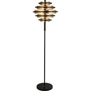 Searchlight LED Stehlampe Stehlampe Bijou, 1-flammig, LED fest integriert, Extra-Warmweiß, Warme Atmosphäre