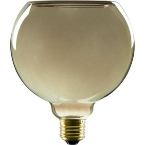 SEGULA LED-Leuchtmittel LED Floating Globe 150 smokey grau, E27, Warmweiß, dimmbar, E27, Floating Globe 150 smokey grau
