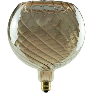 SEGULA LED-Leuchtmittel LED Floating Globe 200 twisted smokey grau, E27, 1 St., Extra-Warmweiß, LED Floating Globe 200 twisted smokey grau, E27, 6W, CRI 85, dimmbar