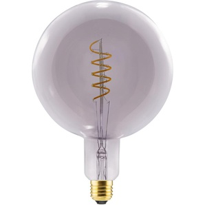 LED-Leuchtmittel SEGULA LED Grand Globe 200 Curved smokey grau Leuchtmittel grau (rauchgrau) Leuchtmittel dimmbar, E27, Grand Globe 200 Curved smokey