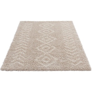 Sehrazat Hochflor-Teppich Ethno 8685, rechteckig, Höhe: 30 mm, weiche Haptik, Wohnzimmer