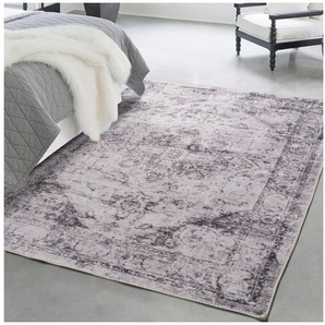 Sehrazat Teppich Vintage 3510, rechteckig, Höhe: 4 mm, Kurzflor, waschbar, Chenille mit Baumwolle, Wohnzimmer