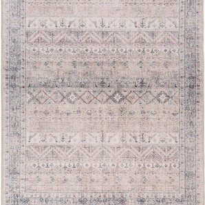 Sehrazat Teppich Vintage 3550, rechteckig, Höhe: 4 mm, Kurzflor, waschbar, Chenille mit Baumwolle, Wohnzimmer