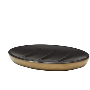 Seifenschale Brandol für Gray & Jones - schwarz - Keramik - 10 cm - 1,5 cm - cm 1,5 | Möbel Kraft