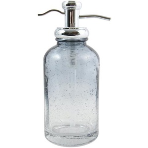 Seifenspender Glas Harriet Barber Shop Style Blau Transparent