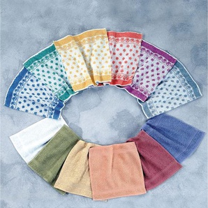 Seiftuch ROSS Waschlappen Gr. B/L: 30 cm x 30 cm, bunt (sortiert) Waschhandschuhe Waschlappen