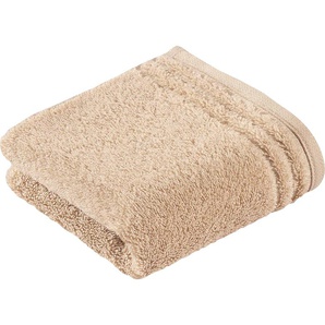 Seiftuch VOSSEN Vienna Style Supersoft Waschlappen Gr. B/L: 30 cm x 30 cm, beige (tibet) Waschhandschuhe Waschlappen im Set, supersoft Baumwolle