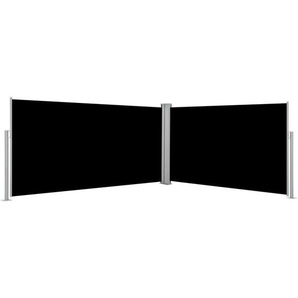Seitenmarkise Ausziehbar Schwarz 160×600 cm